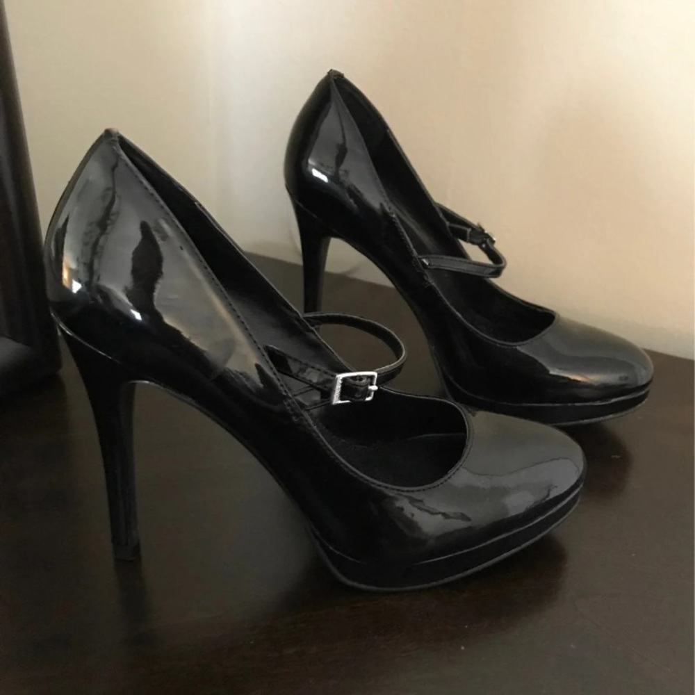 Black High Heels Calvin Klein Brand